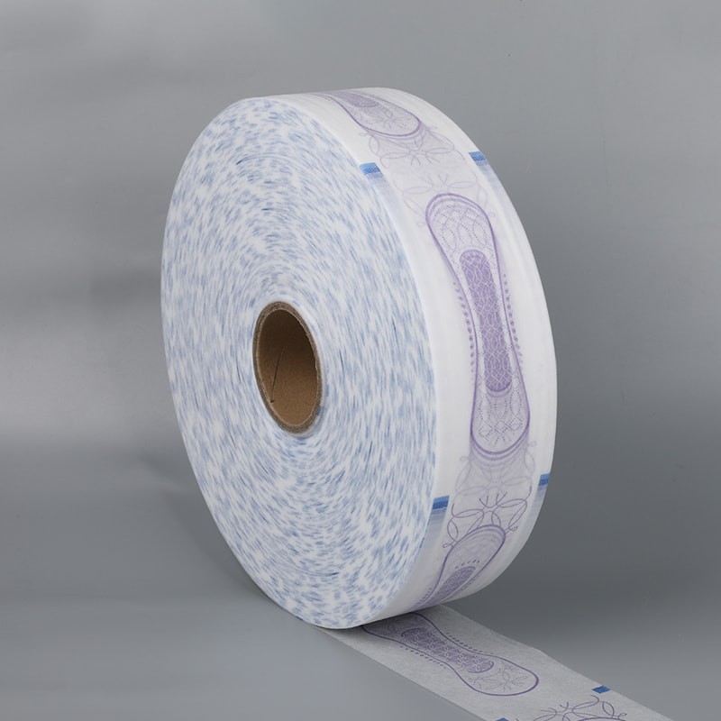 Tissu non tissé imprimé SS pour serviette hygiénique